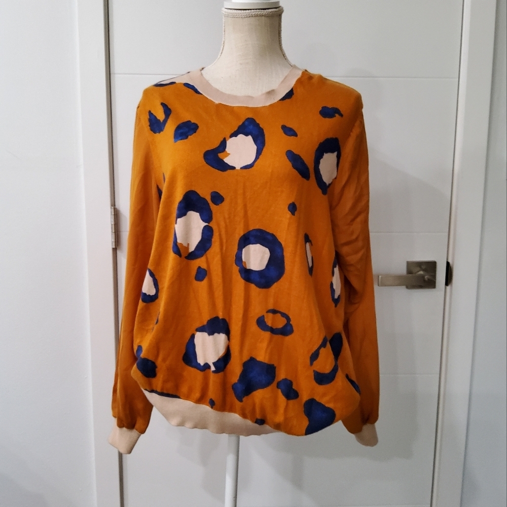 3,1 Phillip Lim for Target Animal Print Blouse Size XL - Picture 3 of 11